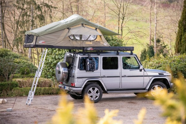 Campwerk Adventure Dachzelt 165 inkl. Staunetz und Mesh